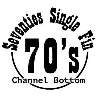 70's Single Fin Channel Bottom